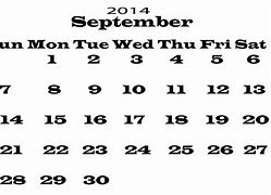 Image result for September 1980 Calendar