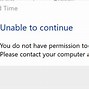 Image result for Date and Time Unable to Continue