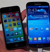 Image result for Samsung Galaxy 4 vs iPhone 5S