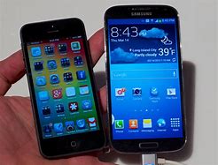 Image result for Galaxy S4 or iPhone 5