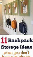 Image result for Garage Backpack Rack