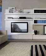 Image result for Wooden Wall Unit for TV and PC