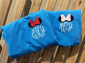 Image result for Minnie Mouse Monogram On Black Shirt