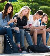 Image result for Young People Using Mobile Phones