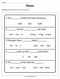 Image result for Fill Out the Blank Worksheet
