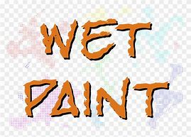 Image result for Wet Paint Clip Art