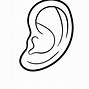 Image result for Sketck Left Cartoon Ear