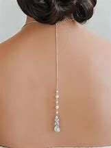 Image result for Pearl Back Drop Necklace