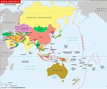 Image result for Asia and South Pacific Political Map