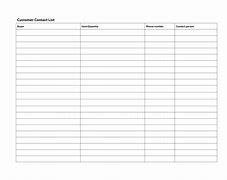 Image result for Organization Contact List Template