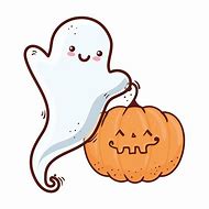 Image result for Pumpkin Ghost Cartoon