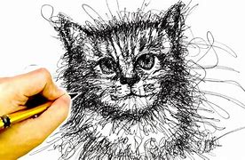 Image result for Scribble Art Cat