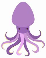 Image result for Purple Octopus Cartoon