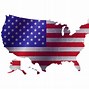 Image result for Map of United States of America Flag