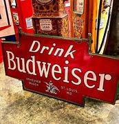 Image result for Vintage Budweiser Signs