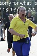 Image result for Running in Fear Meme
