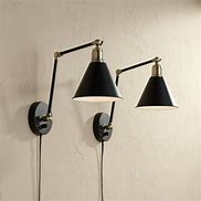 Image result for Plug in Wall Light Fixtures
