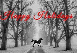 Image result for Happy Holidays Horse