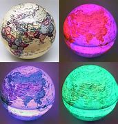 Image result for Light-Up Spinning Globe Speaker