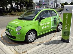 Image result for Girl Recharging Electric Car