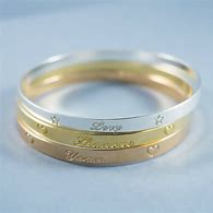 Image result for Engravable Rose Gold Bracelet