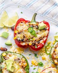 Image result for Vegetarian Stuffed Peppers