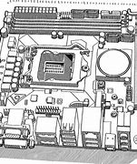 Image result for Motherboard Capacitor Sketch