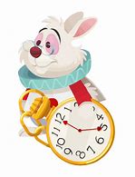 Image result for Alice in Wonderland Clock PNG