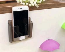 Image result for Wall Cell Phone Holder Charger