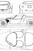Image result for Alfa Romeo 33 Stradale Blueprint