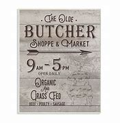 Image result for Old Butcher Shop Signs