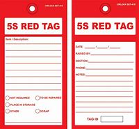 Image result for Red Tag 5S Storage