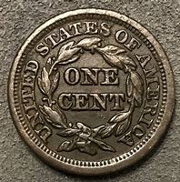 Image result for 1847 1 Cent