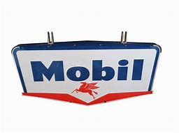Image result for Mobil Oil Signs