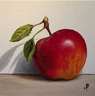 Image result for Girl with Apple Painting