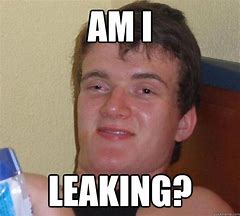 Image result for Leakage Meme