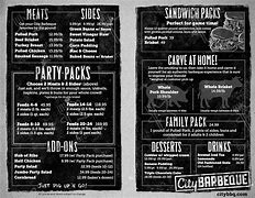 Image result for Barbecue Menu