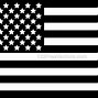 Image result for United States Flag Black and White
