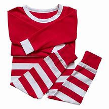 Image result for Striped Christmas Pajamas Kids
