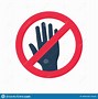 Image result for Cartoon Don't Touch Sign