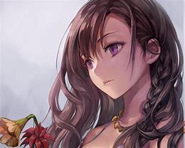 Image result for Drawing Anime Girl with Brown Hair