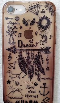 Image result for DIY Stickers Ideas On Black Phone Case