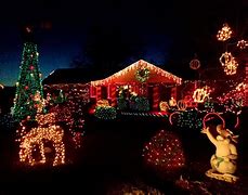 Image result for Christmas Lights House Decorations
