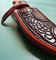 Image result for Engraved Leather Knife Sheath