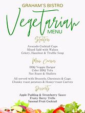 Image result for Vegetarian Menu About Template