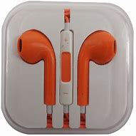 Image result for iPhone 8 Orange Headphones