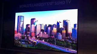 Image result for World's Largest TV Samsung Person