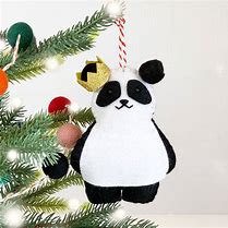 Image result for Panda Christmas Decorations