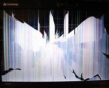 Image result for Broken Computer Screen Wallpaper Prank