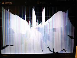 Image result for Broken Laptop Screen Prank